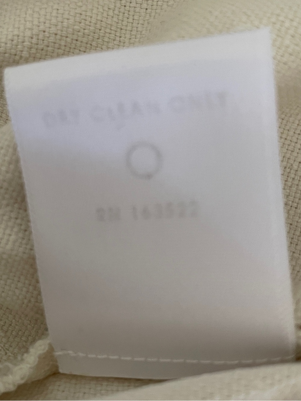 Na Nin Lena Silk Canvas Pant Size Small Cream 25” - Picture 16 of 16